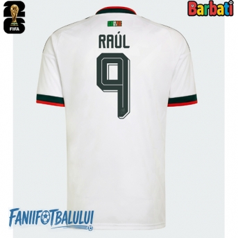 Mexic Raul Jimenez #9 Tricou Fotbal Replică Mondial 2026 Barbati Deplasare
